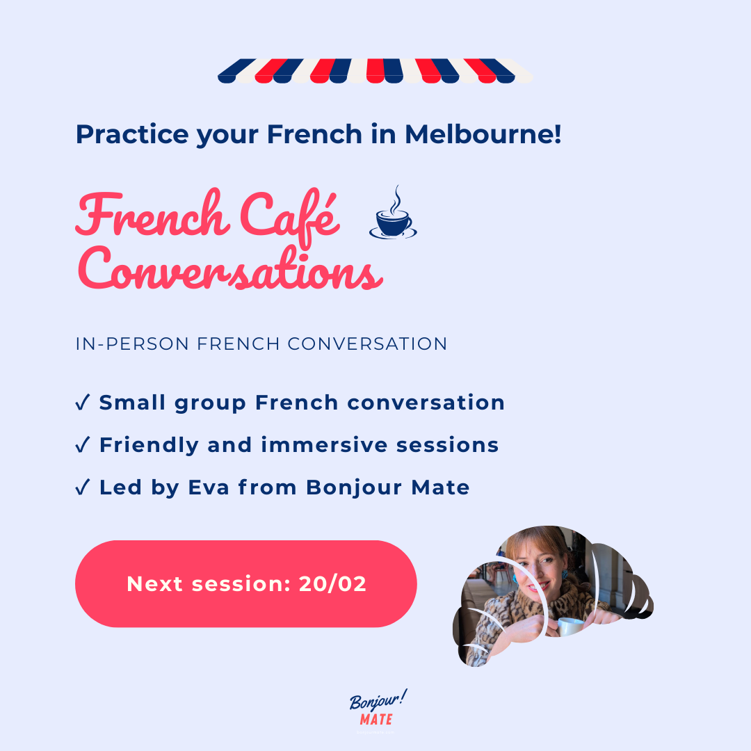 In-Person French Conversation – Melbourne - Evalasting