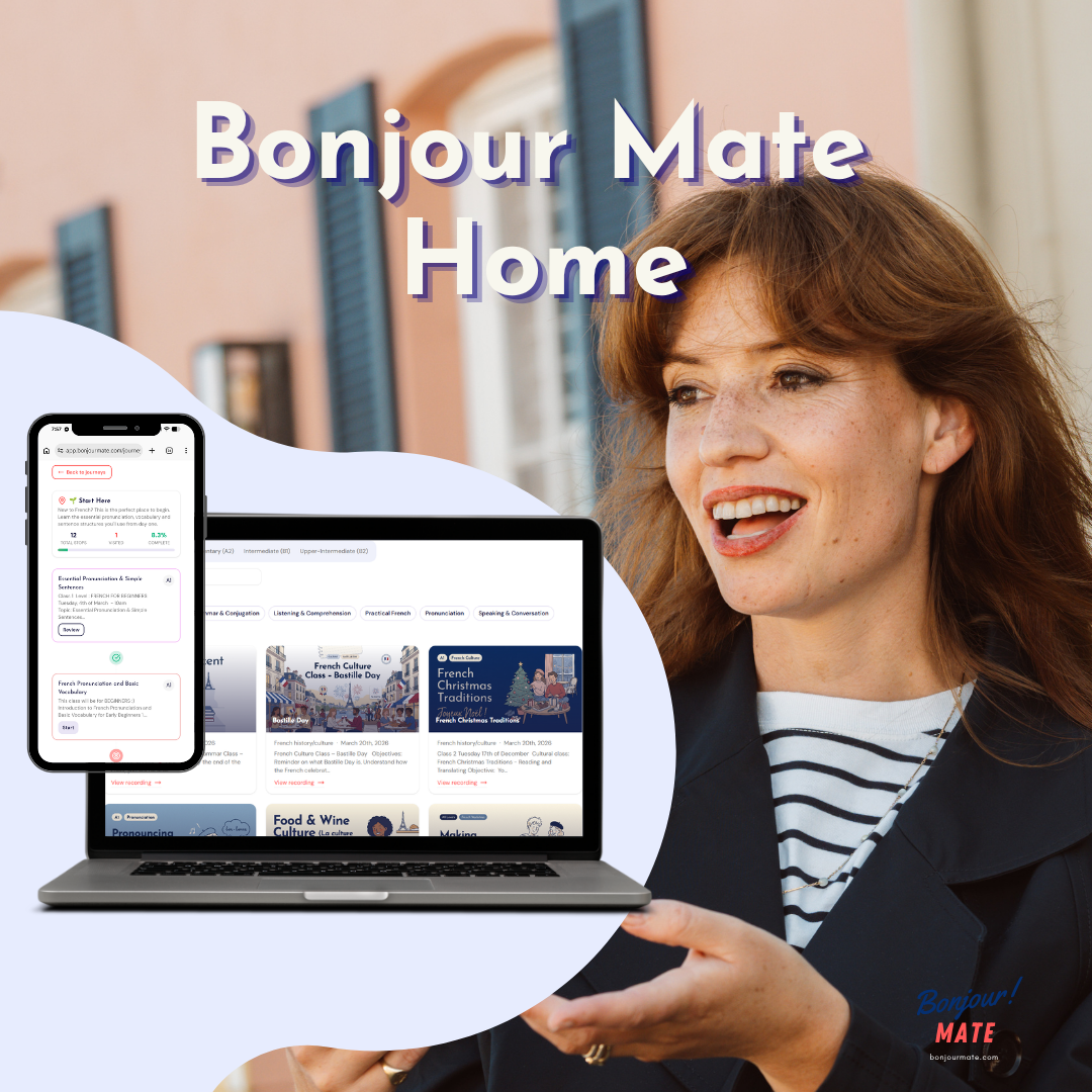 Bonjour Mate Monthly Membership