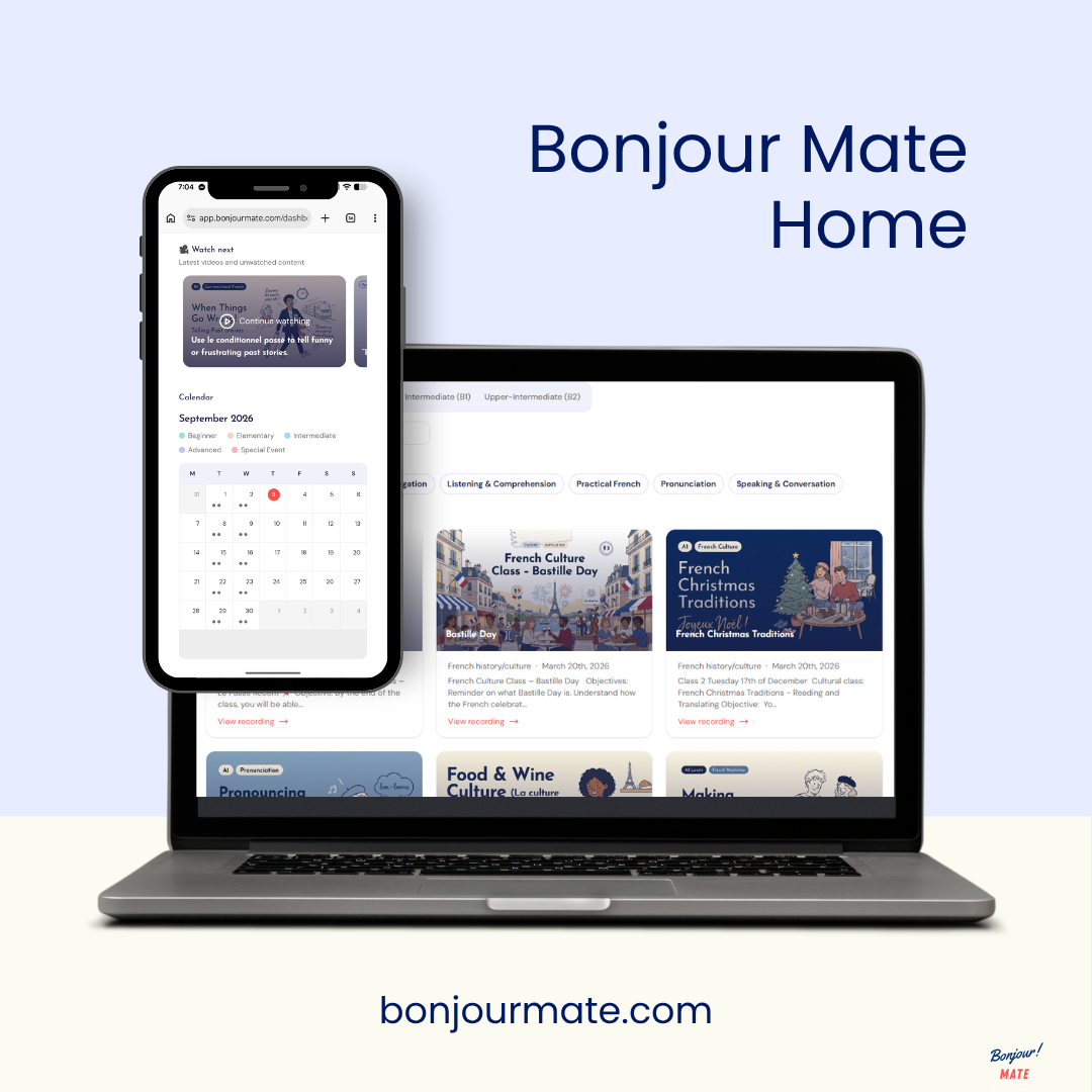 Monthly - French Classes